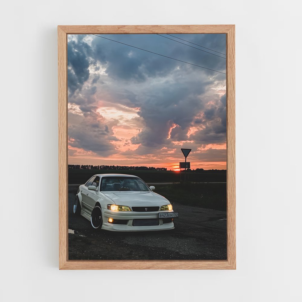 Poster incroyable Mark ii jzx – affiche Toyota (vue 4)